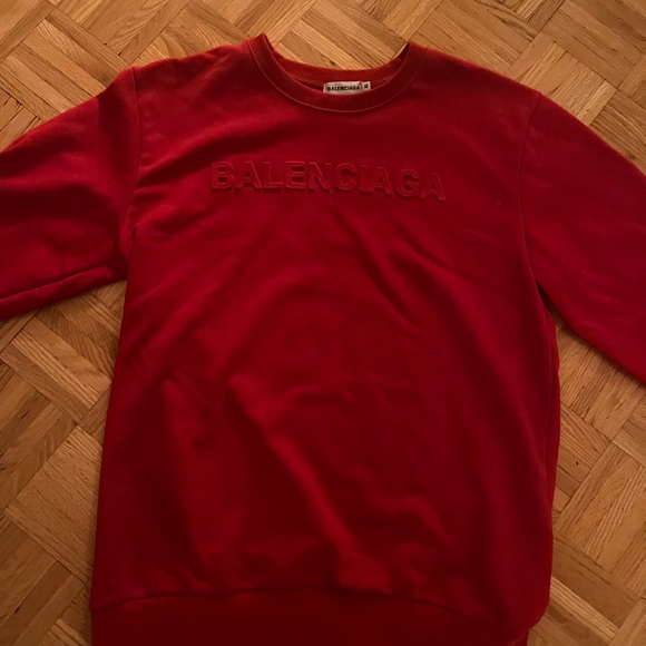 Balenciaga Sweatshirt - raspberry red - Picture 3 of 4